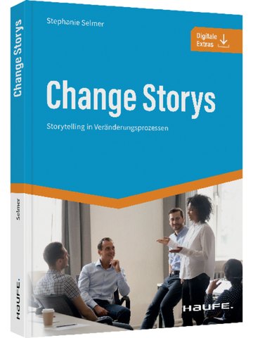 Buchcover: Change Storys, Storytelling in Veränderungsprozessen
